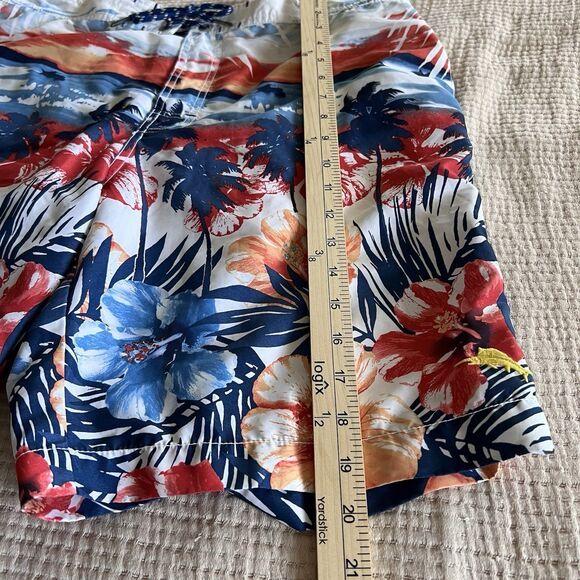 Tommy Bahama Baja Sunset Paradise 9.5" Board Shorts Men’s Large Swim Trunks - Picture 5 of 10